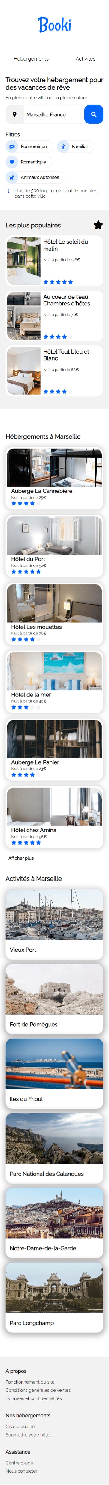 Screenshoot du projet Booki - First project for OpenClassrooms