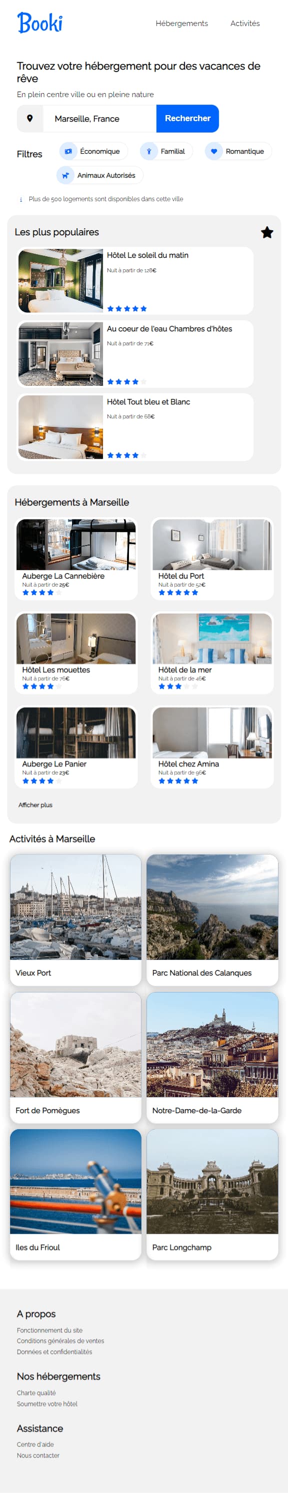 Screenshoot du projet Booki - First project for OpenClassrooms