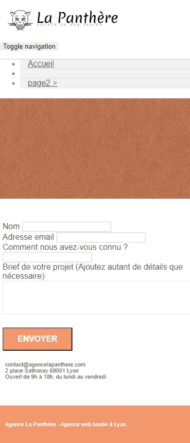 Screenshoot du projet LaPanthere - Third project for OpenClassrooms