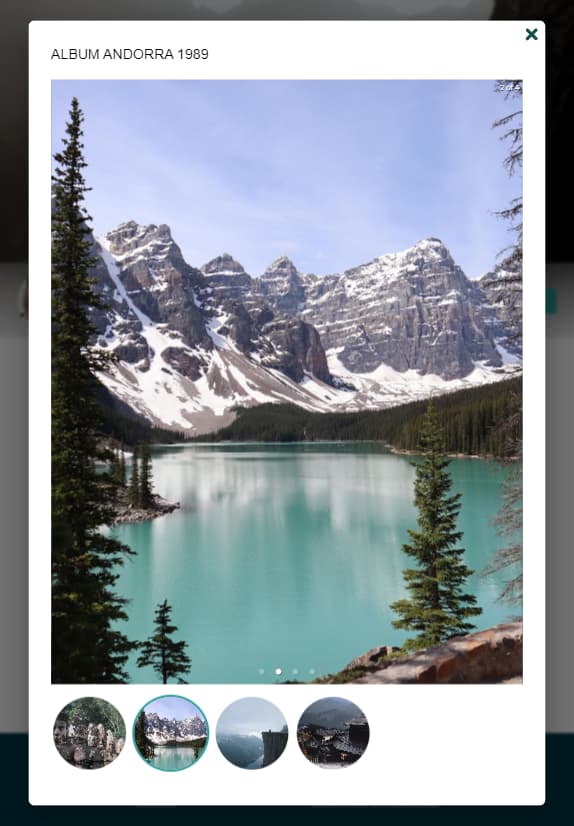 Screenshoot du projet Travel App - First project on my own